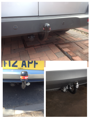 Swan-nect tow bar fitted